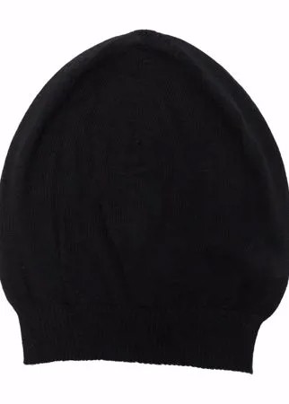 Rick Owens DRKSHDW кашемировая шапка бини в рубчик