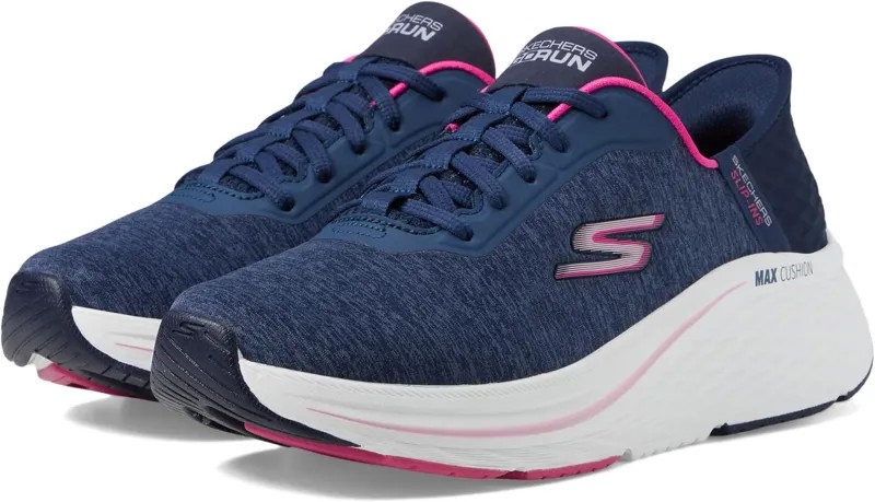 Кроссовки Max Cushioning Elite 2.0 Prevail Hands Free Slip-Ins SKECHERS, цвет Navy/Pink