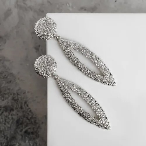 Серьги Queen Fair, серебряный