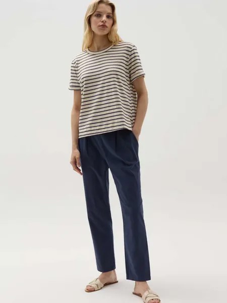 Сигаретные брюки с вытачками Hybrid, цвет navy blue