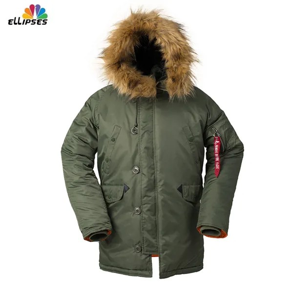 2022 Мужская зимняя одежда N3B мужская длинная Куртка аляска пальто теплая тактическая Куртка-бомбер армейская Корейская Толстая парка Куртка-пуховик