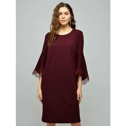 Платье Viserdi, размер 48, бордовый