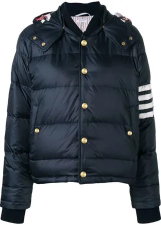 Thom Browne куртка-бомбер с полосками 4-Bar
