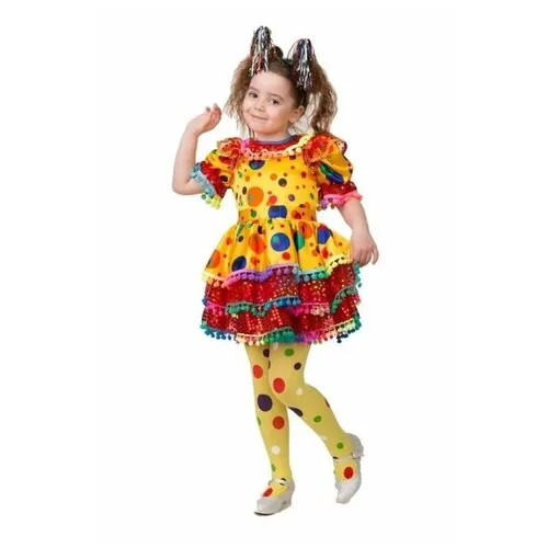 Карнавальный костюм «Хлопушка», сатин, размер 26, рост 104 см