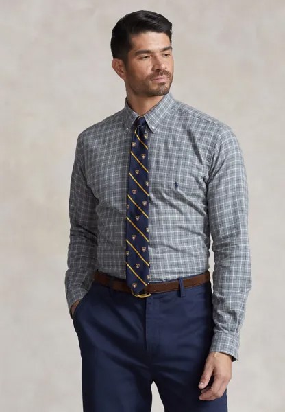 Рубашка LONG SLEEVE Polo Ralph Lauren Big & Tall, серый мульти