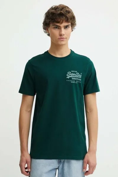 Футболка Superdry, зеленый