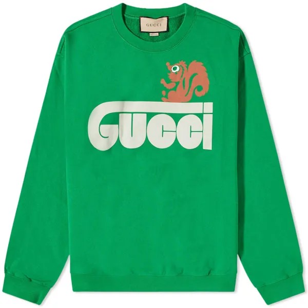 Толстовка Gucci Animal Logo Crew Sweat