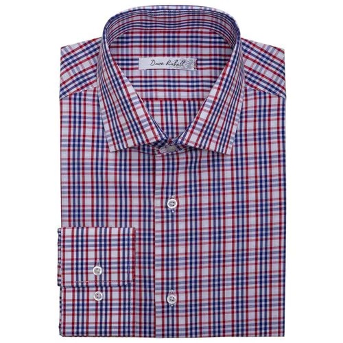 Мужская рубашка Dave Raball 000074-RF, размер 39 176-182, цвет красный