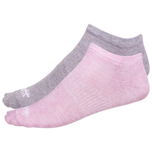 Носки низкие Starfit SW-205, розовый меланж/светло-серый меланж, 2 пары (39-42)