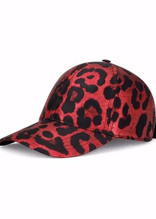 Dolce & Gabbana кепка с леопардовым принтом