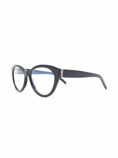 Saint Laurent Eyewear очки в оправе 'кошачий глаз'