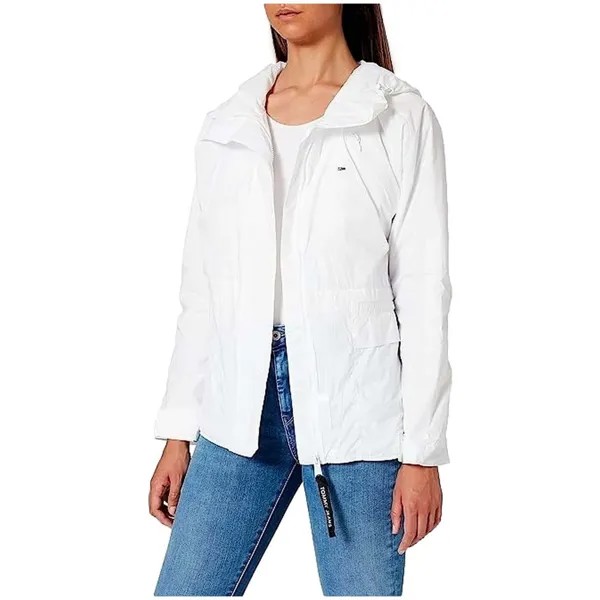 Куртка Tommy Jeans Solid Windbreaker, белый