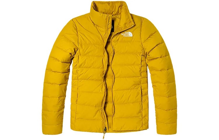 Пуховик женский желтый The North Face