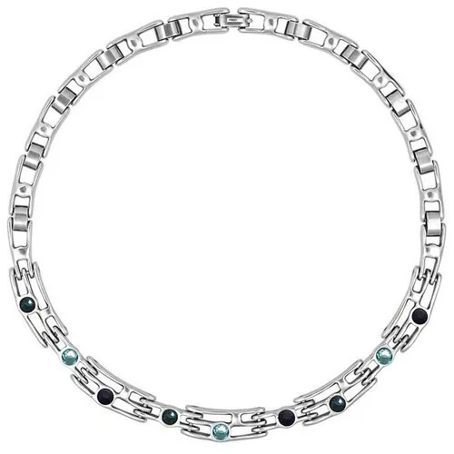 Колье Ciclon, Hanae, с чешскими кристаллами, CN-223804 синий
