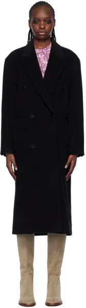 Черное пальто Theodore Isabel Marant