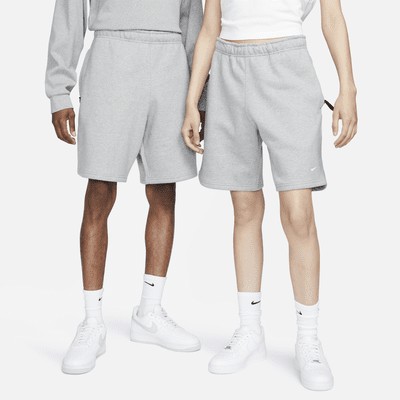Шорты Nike Solo Swoosh Fleece Shorts, серый/белый