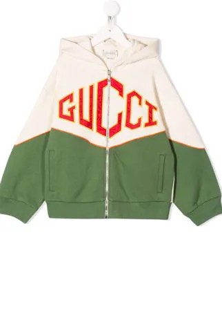 Gucci Kids худи с нашивкой