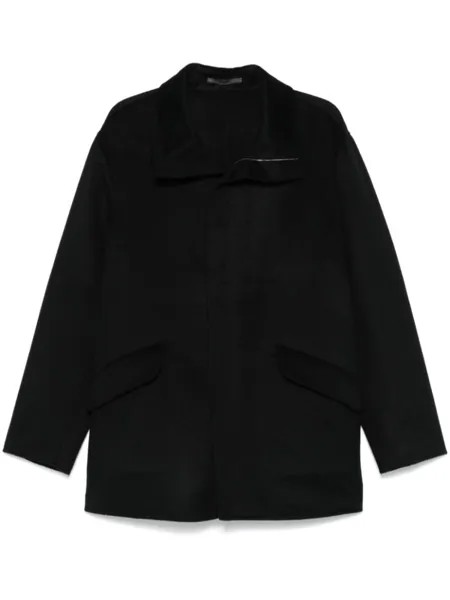 Giorgio Armani фактурное пальто, синий
