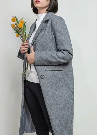 Пальто женское (B) STOLNIK 105 + пояс (44, Серый)