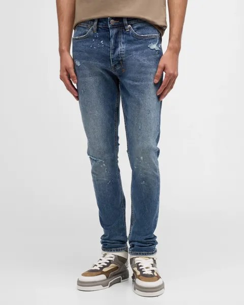 Мужские джинсы скинни Van Winkle Kulture Trashed Ksubi, цвет Denim