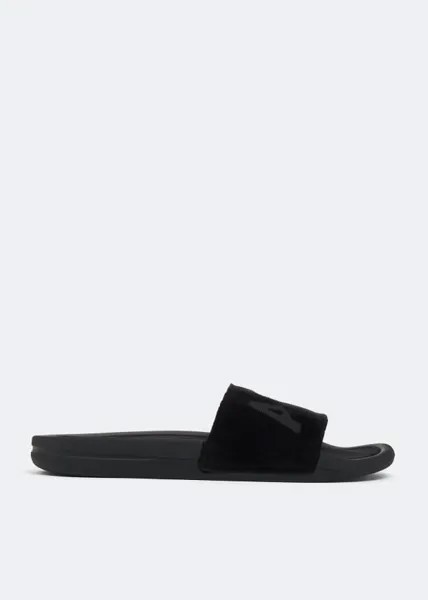 Шлепанцы ATHLETIC PROPULSION LABS TechLoom velvet slides, черный