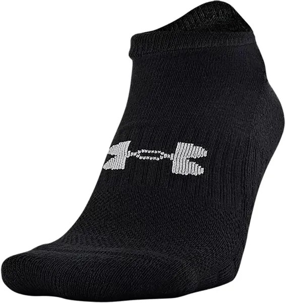 Мужские тренировочные носки для гольфа Under Armour No Show, 6 пар, черный
