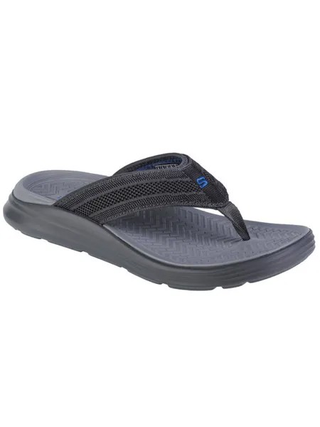 Шлепки Skechers, серый
