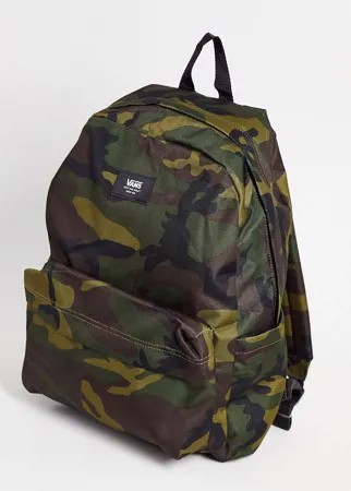 Рюкзак с камуфляжным принтом Vans Old Skool III-Зеленый цвет