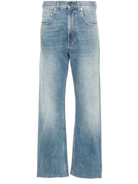 Gucci джинсы с эффектом потертости, синий