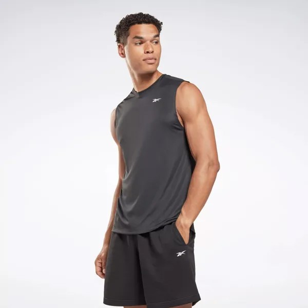 Футболка без рукавов Training Tech Reebok, цвет Night Black