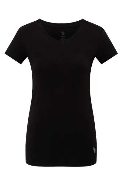 Домашняя футболка с маленьким логотипом U S Polo Assn , черный