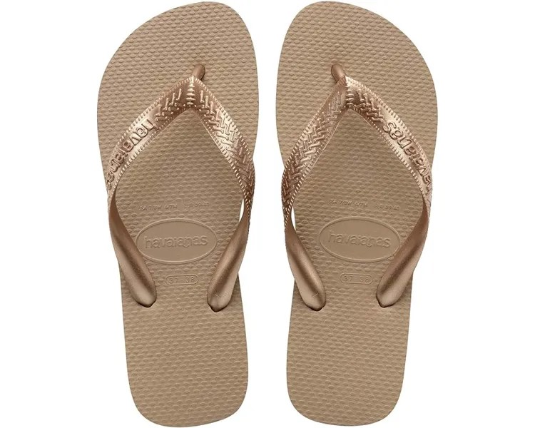 Сандалии Havaianas Top Tiras Flip Flop, цвет Rose Gold