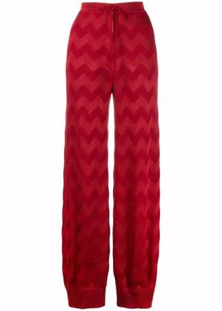 Missoni спортивные брюки с узором зигзаг