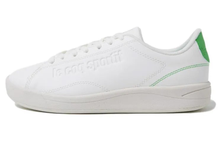 Кроссовки le coq sportif Skateboarding Shoes Unisex Low-top White/Green, зеленый