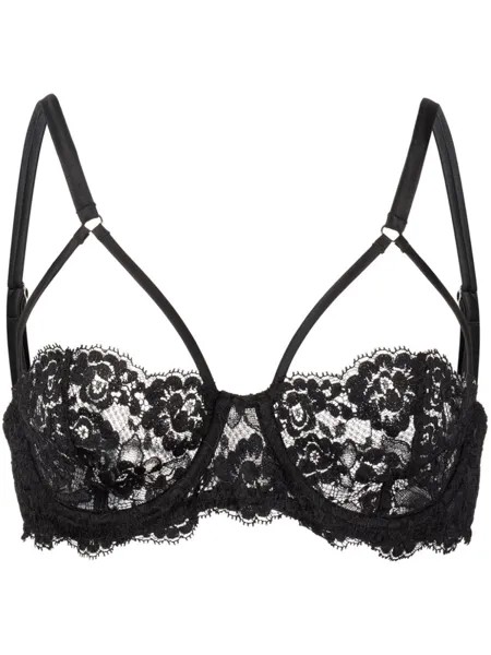 Кружевной бюстгальтер Foxy Fleur Du Mal, черный