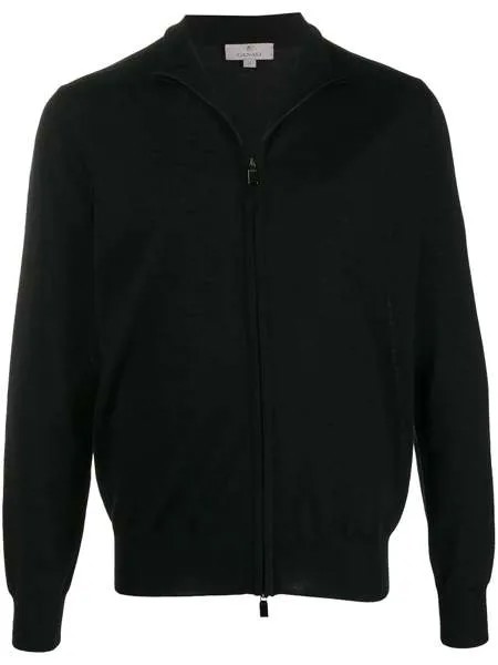 Canali кардиган на молнии с воротником-стойкой
