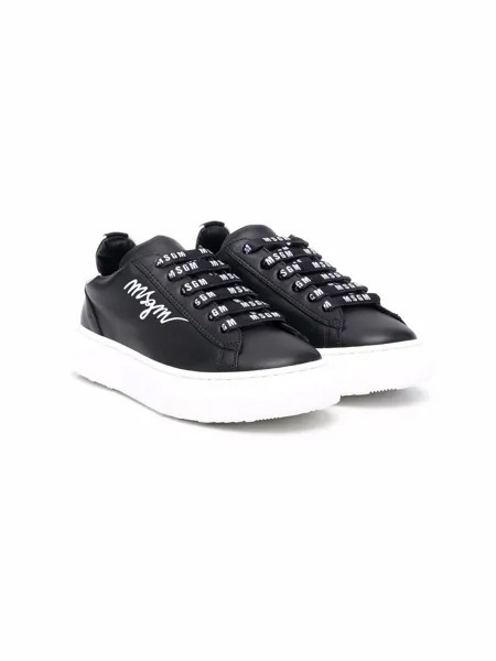 MSGM Kids кроссовки с логотипом