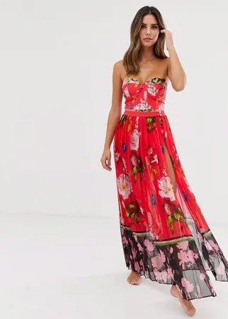 Плиссированная накидка Ted Baker berry sundae-Красный