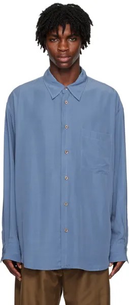 Синяя свободная рубашка Bice LEMAIRE