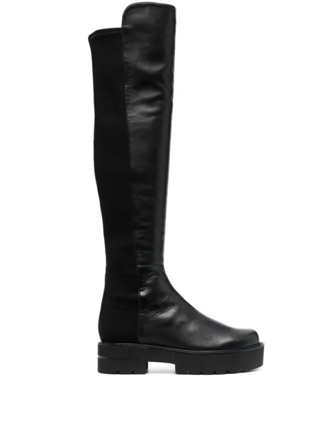 Stuart Weitzman сапоги на массивной подошвой, черный