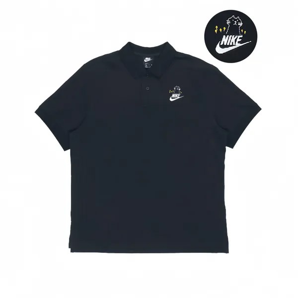 Рубашка-поло унисекс Nike, цвет Black