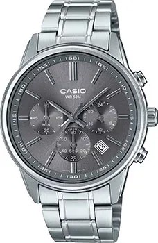 Японские наручные  мужские часы Casio MTP-E515D-8A. Коллекция Analog