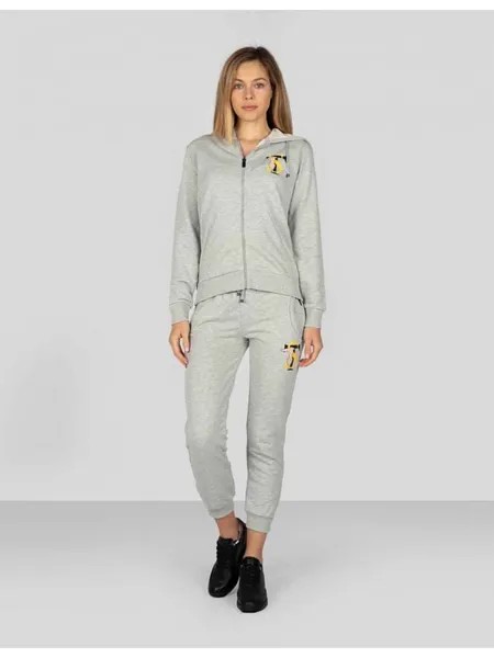 Толстовка спортивная женская серая Trussardi, серый