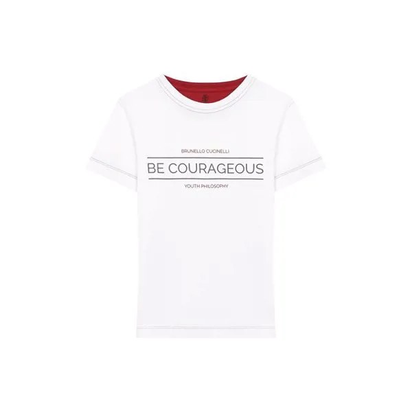 Хлопковая футболка Brunello Cucinelli