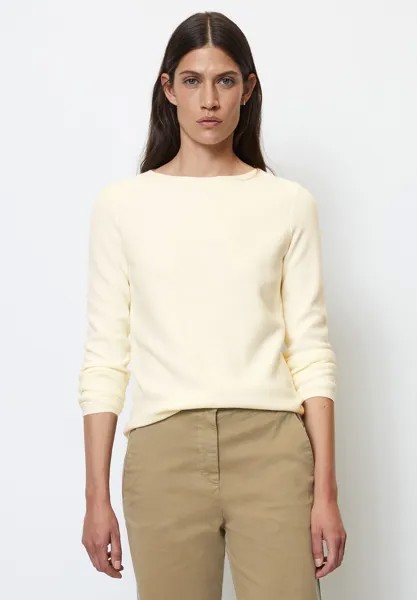 Свитшот Marc O'Polo ВЫРЕЗ С ДЛИННЫМ РУКАВОМ, цвет creamy white