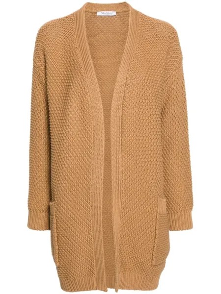Кардиган крупной вязки Max Mara, коричневый