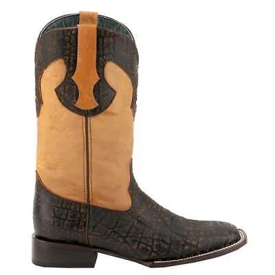 Ferrini Italia Acero Square Toe Cowboy Мужские коричневые повседневные ботинки 12093-24