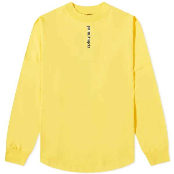 Футболка Palm Angels Long Sleeve Vertical Logo Oversized Tee