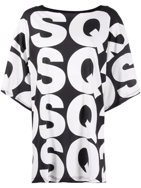 Dsquared2 топ оверсайз с логотипом