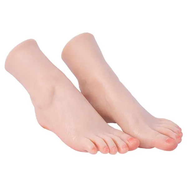 Женская Жидкая силиконовая пятка с гибкими пальцами носков для демонстрации обуви и коллекции